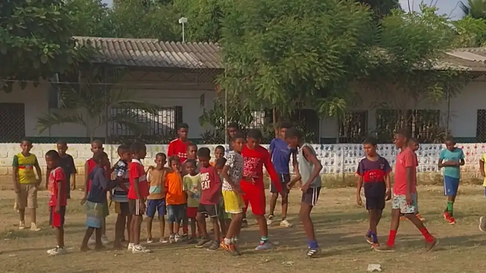 Actividad deportiva comunitaria en San Pablo. Archivo ASCAFROCOL.